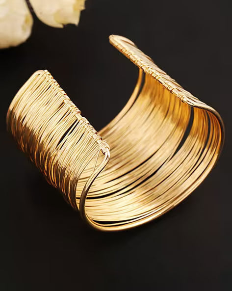 Gold-Plated Anti Tarnish Wire Wrapped Bracelet