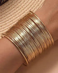 Gold-Plated Anti Tarnish Wire Wrapped Bracelet
