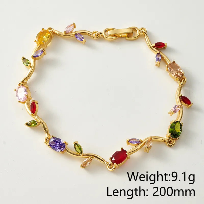 Gold-Plated Anti Tarnish Gold Tulip Bracelet