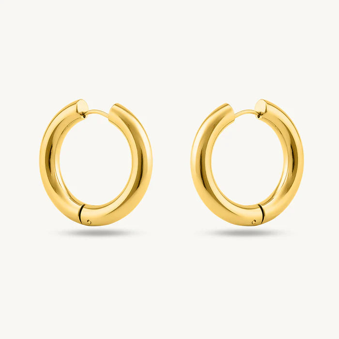 Classic Round Hoop Earrings – Elegant Everyday Hoops for Women & Girls