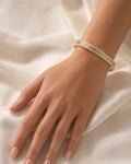 Celeste Bar Elegance Bracelet – Anti Tarnish Gold Plated