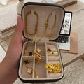 Anti-Tarnish Jewelry Gift Box – Free Travel Organizer (7 Items)