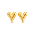 Minimal Gold Heart Stud Earrings – A Timeless Symbol of Love