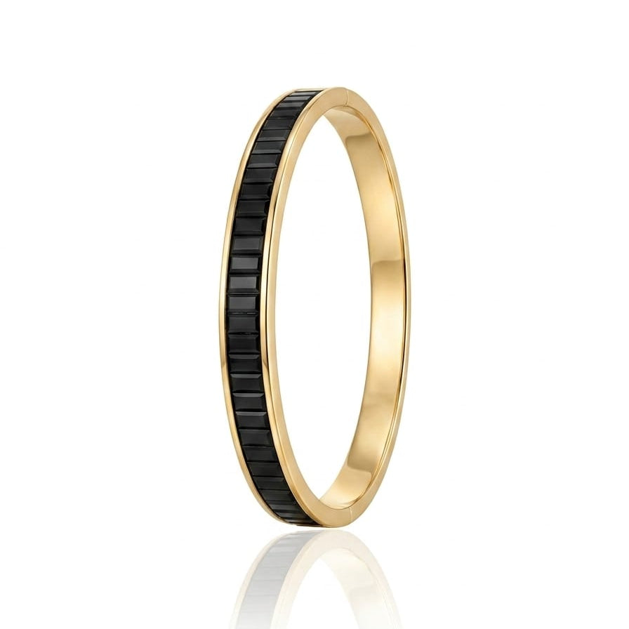 Black Stone Gold Bracelet – Timeless Elegance, Designed to Last
